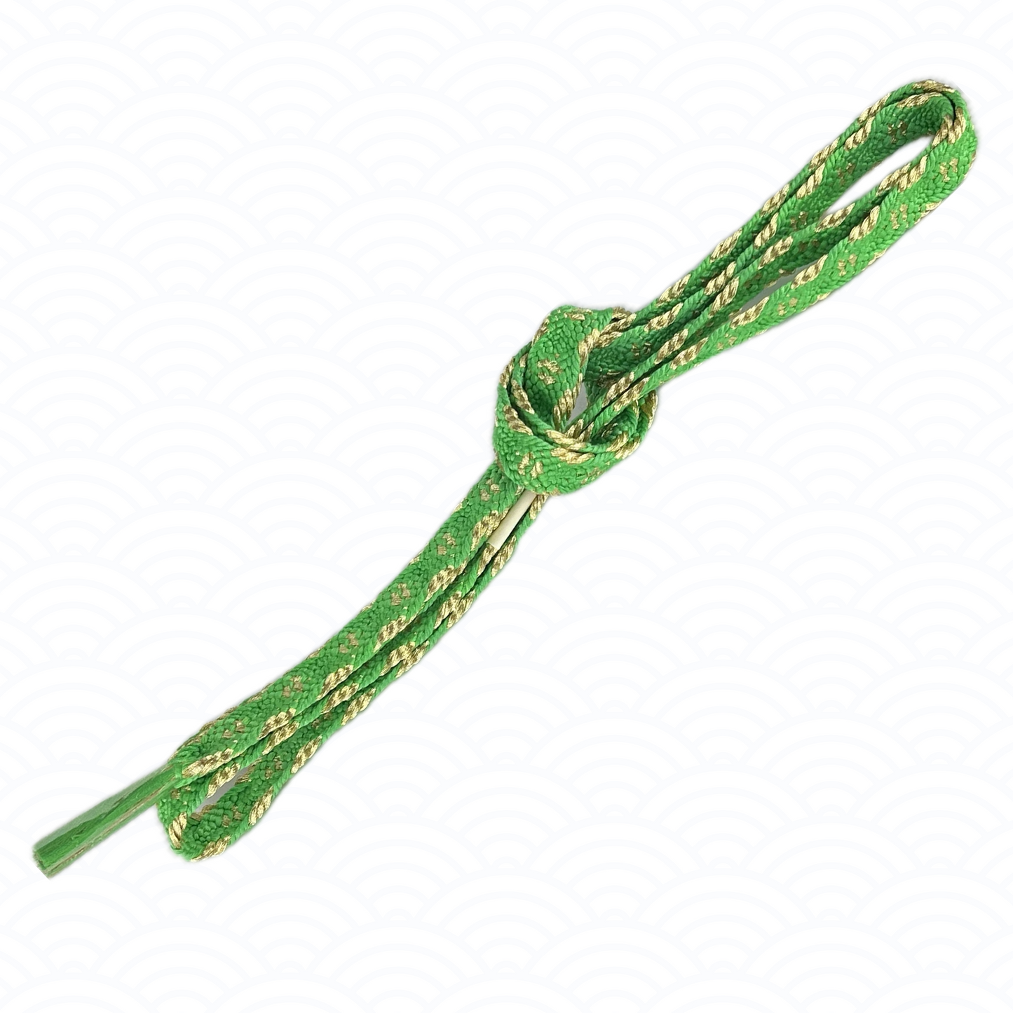 Obijime green and gold