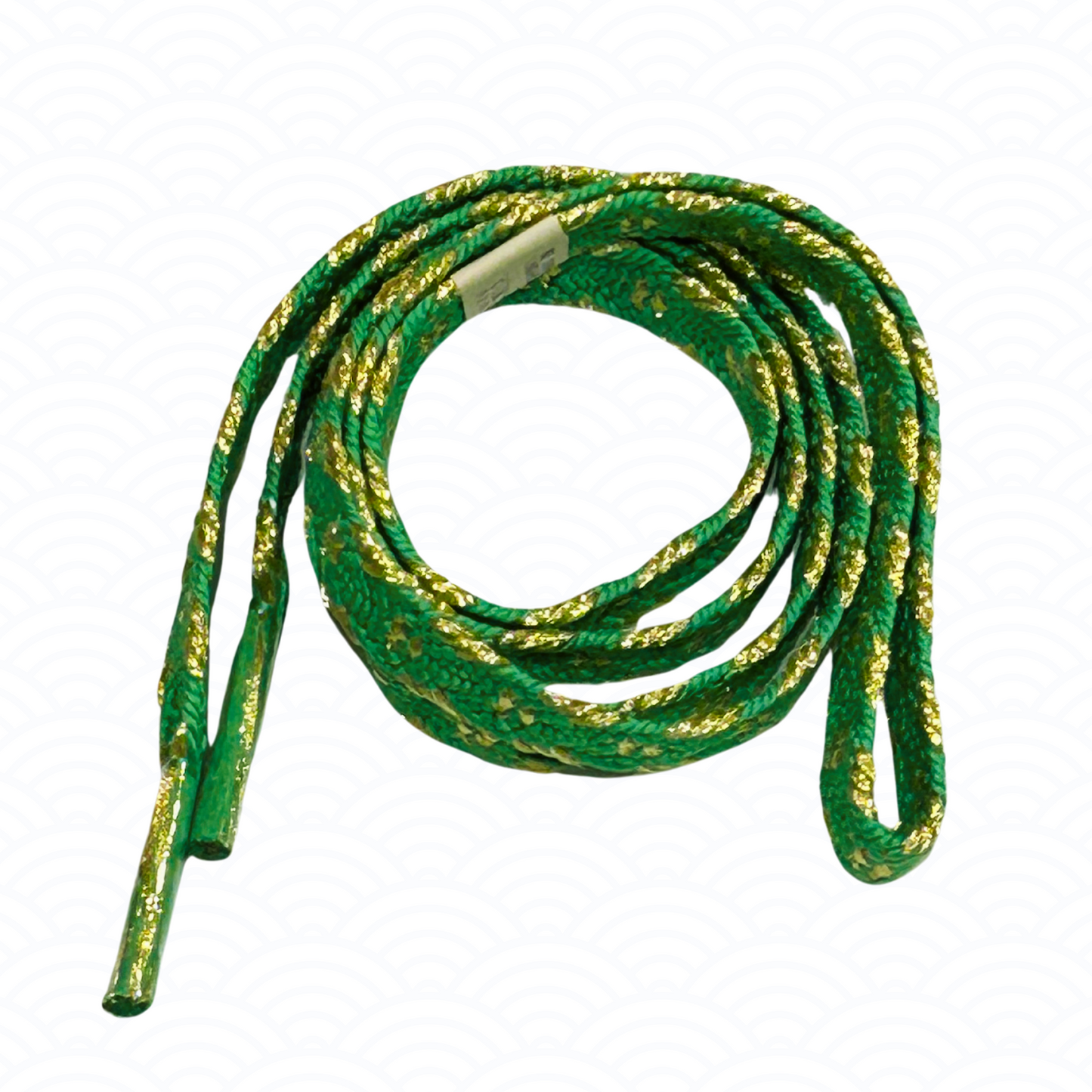 Obijime green and gold