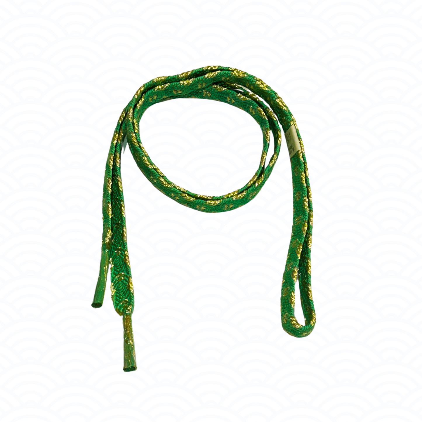 Obijime green and gold