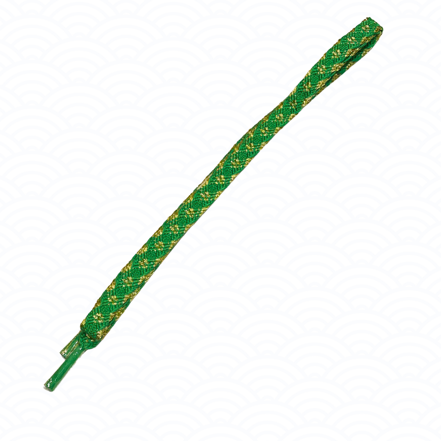 Obijime green and gold
