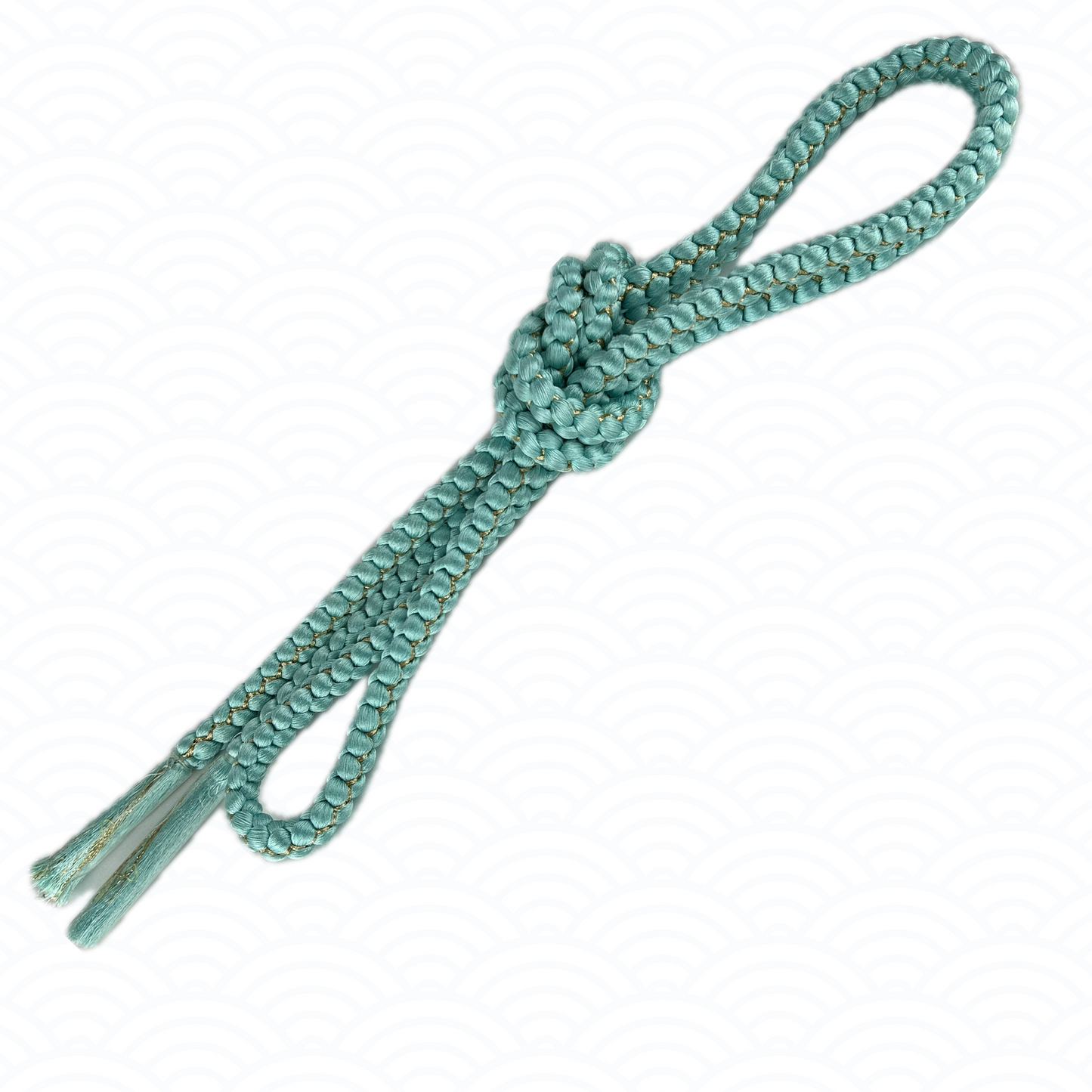 Obijime tiffany blue and gold