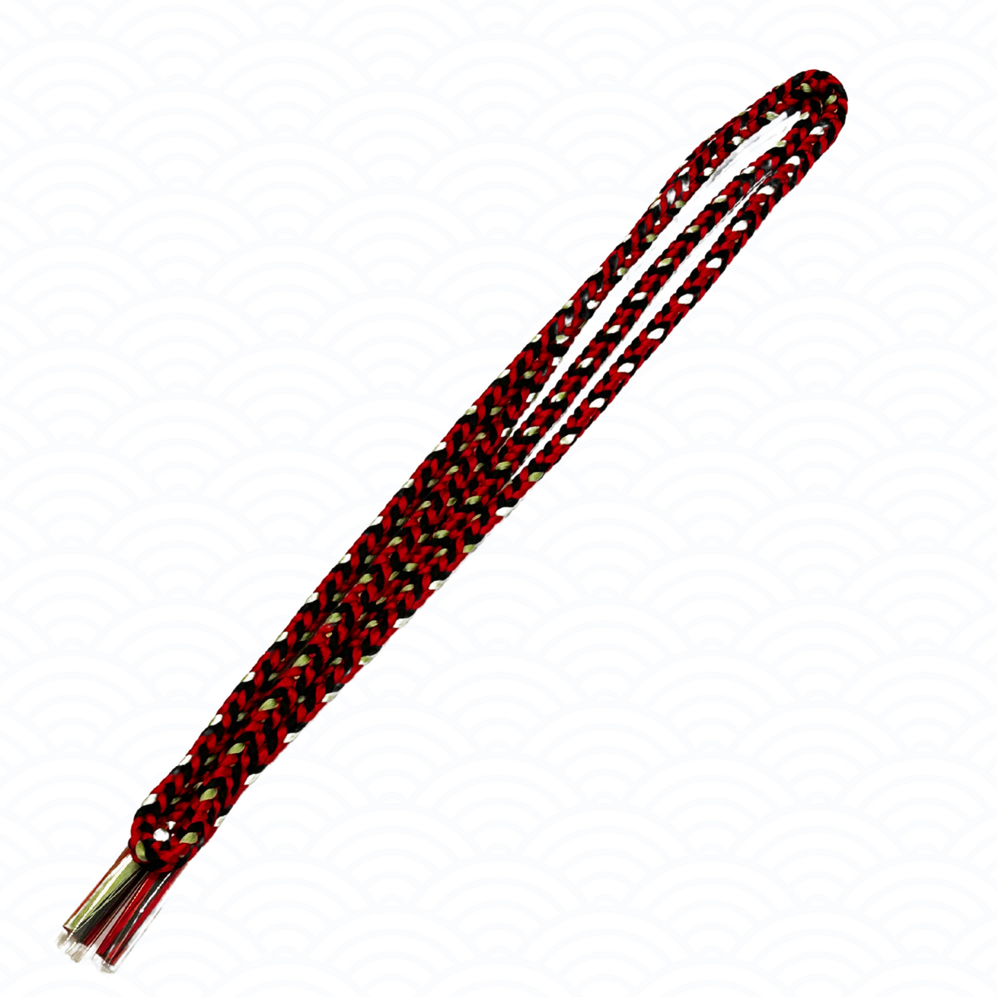Obijime red, black and gold