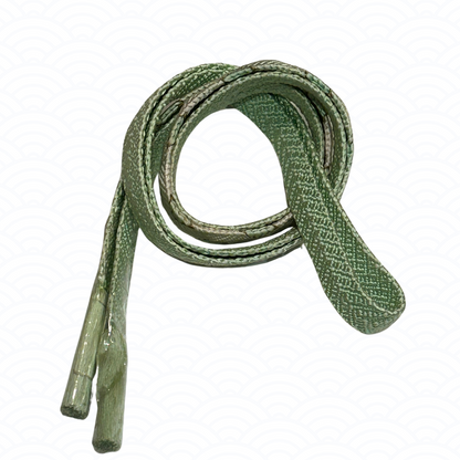 Obijime light green and white