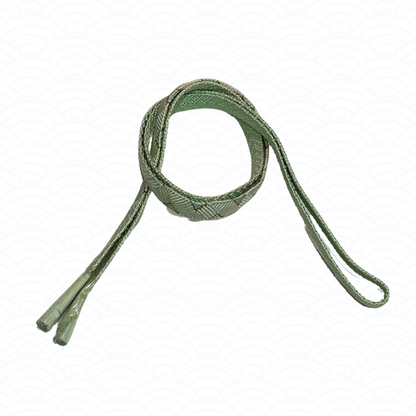 Obijime light green and white