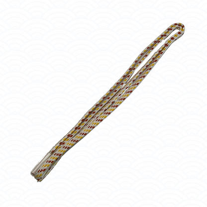 Obijime white yellow and orange