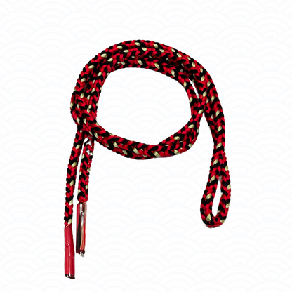 Obijime red, black and gold