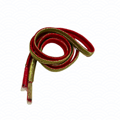Obijime red pink and gold