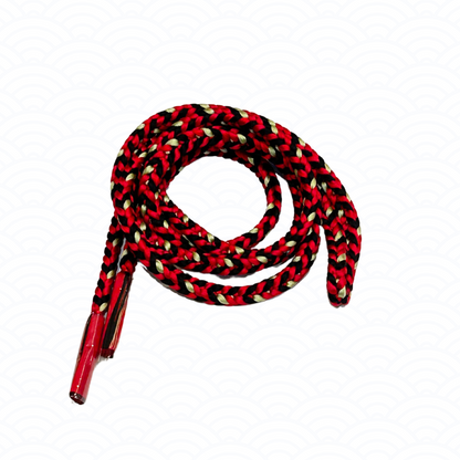 Obijime red, black and gold