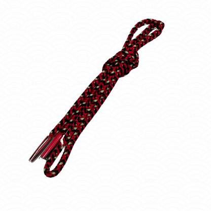 Obijime red, black and gold