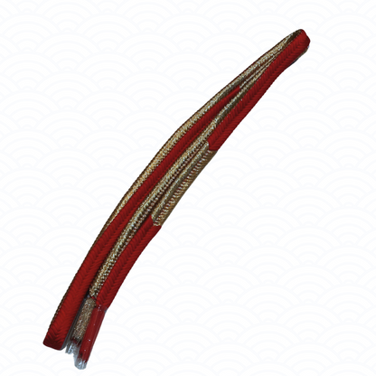 Obijime red pink and gold